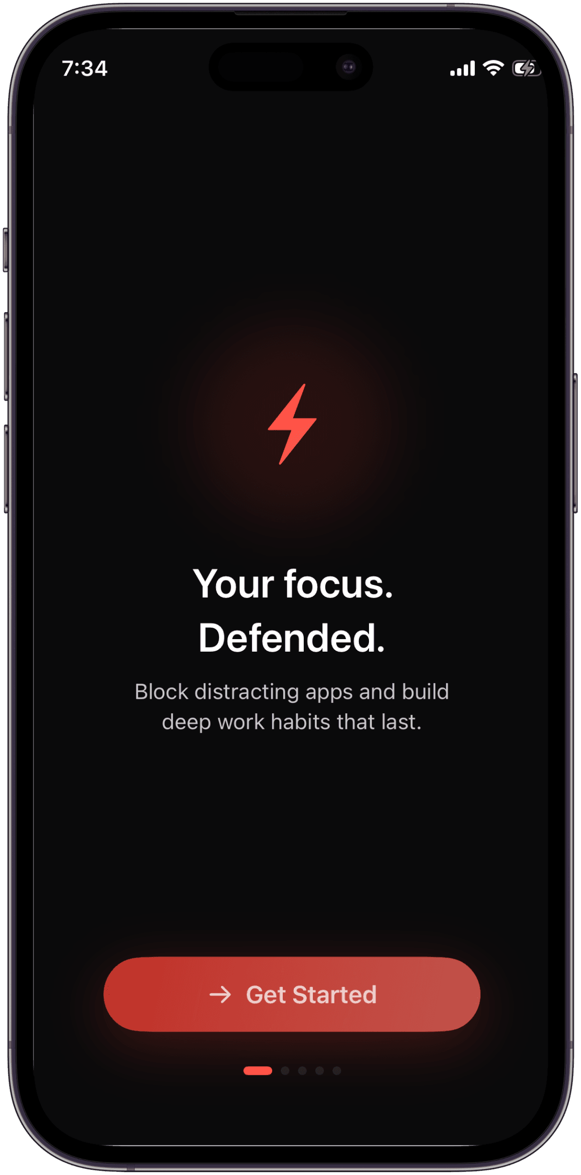 Endless App Home Screen